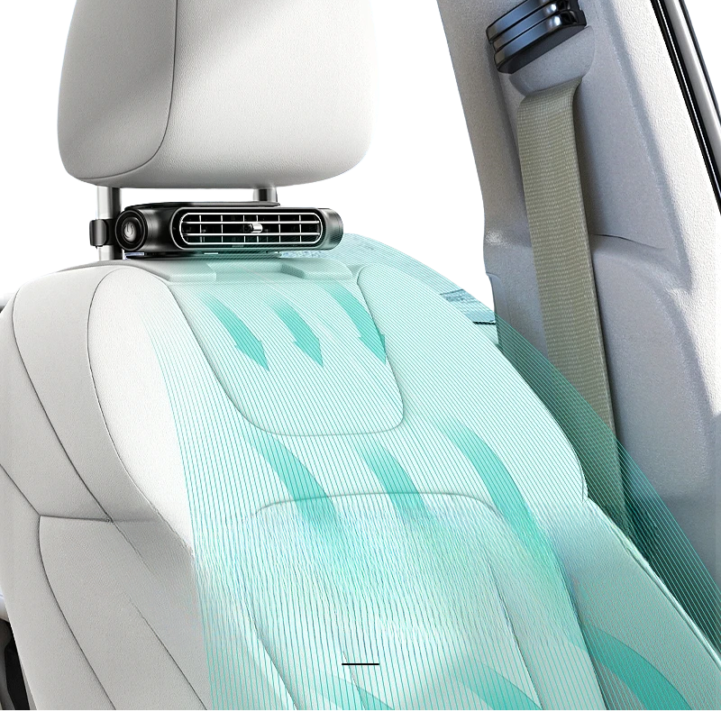 Creative New Seat Car Fan USB Plug-in