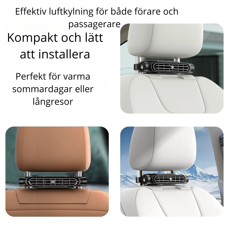 Creative New Seat Car Fan USB Plug-in