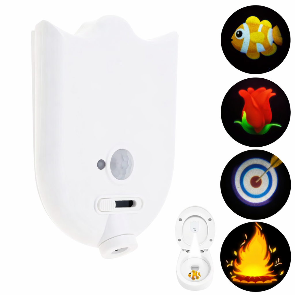 Rörelsesensor LED-belysning för toalett – Kreativ nattlampa