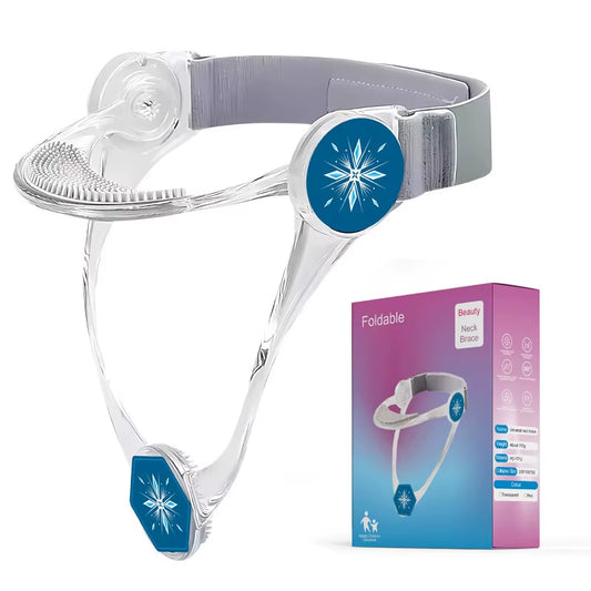 Cervical Traction Device Adjustable Neck Support Braces Decompressed Spine Posture Correction Pain Prevent Head Low Double Chin