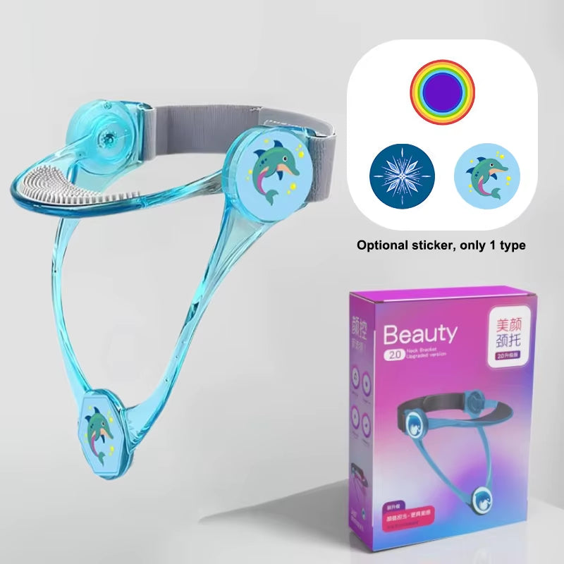 Cervical Traction Device Adjustable Neck Support Braces Decompressed Spine Posture Correction Pain Prevent Head Low Double Chin